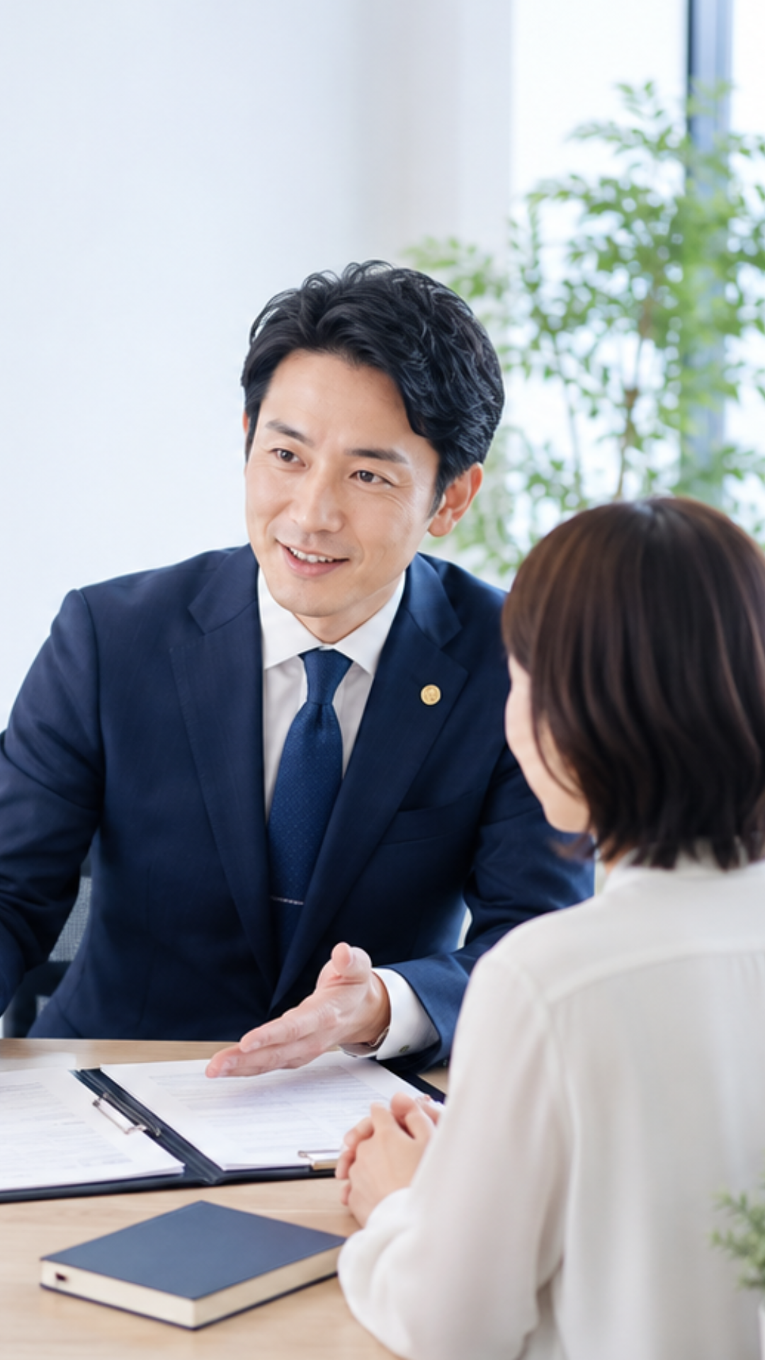 弁護士の相談風景